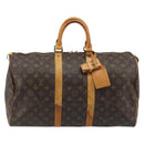 LOUIS VUITTON Monogram Keepall 45 Boston Bag M41428 LV Auth bs33963-13