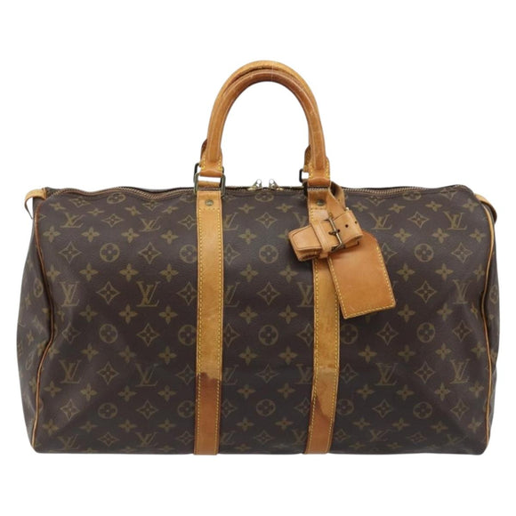 LOUIS VUITTON Monogram Keepall 45 Boston Bag M41428 LV Auth bs33963