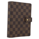 LOUIS VUITTON Damier Ebene Agenda MM Day Planner Cover R20240 LV Auth bs33964-1