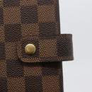 LOUIS VUITTON Damier Ebene Agenda MM Day Planner Cover R20240 LV Auth bs33964-17