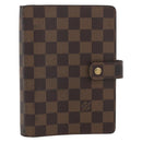 LOUIS VUITTON Damier Ebene Agenda MM Day Planner Cover R20240 LV Auth bs33964-13