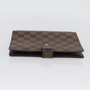 LOUIS VUITTON Damier Ebene Agenda MM Day Planner Cover R20240 LV Auth bs33964-3