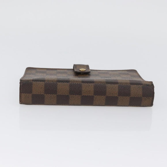 LOUIS VUITTON Damier Ebene Agenda MM Day Planner Cover R20240 LV Auth bs33964