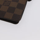 LOUIS VUITTON Damier Ebene Agenda MM Day Planner Cover R20240 LV Auth bs33964-14