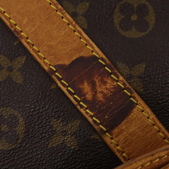 LOUIS VUITTON Monogram Keepall Bandouliere 60 Boston Bag M41412 LV Auth bs33965