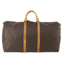 LOUIS VUITTON Monogram Keepall Bandouliere 60 Boston Bag M41412 LV Auth bs33965-2