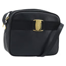 LOEWE Shoulder Bag Leather Brown Gold Auth bs33967-1