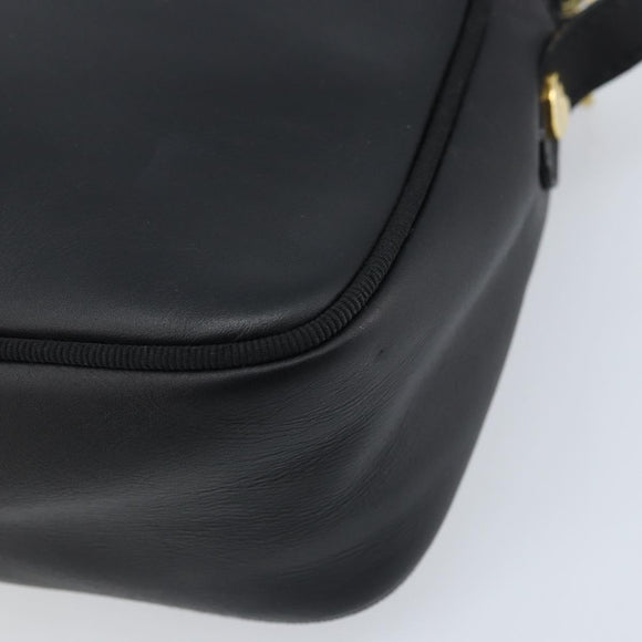 LOEWE Shoulder Bag Leather Brown Gold Auth bs33967