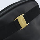 LOEWE Shoulder Bag Leather Brown Gold Auth bs33967-18