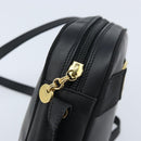 LOEWE Shoulder Bag Leather Brown Gold Auth bs33967-9