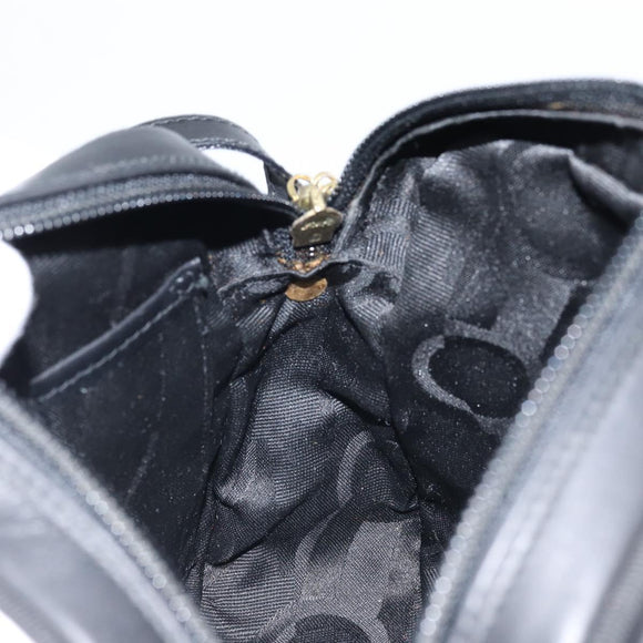 LOEWE Shoulder Bag Leather Brown Gold Auth bs33967
