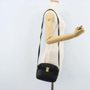 LOEWE Shoulder Bag Leather Brown Gold Auth bs33967-22