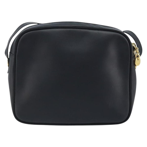 LOEWE Shoulder Bag Leather Brown Gold Auth bs33967