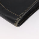 LOEWE Aktenkoffer Leder Schwarz Gold Auth bs33968-16
