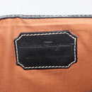 LOEWE Aktenkoffer Leder Schwarz Gold Auth bs33968-12