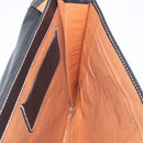 LOEWE Aktenkoffer Leder Schwarz Gold Auth bs33968-20