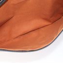 LOEWE Aktenkoffer Leder Schwarz Gold Auth bs33968-21