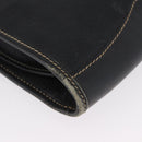 LOEWE Aktenkoffer Leder Schwarz Gold Auth bs33968-7