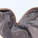 LOEWE Anagram Amazona 36 Handtasche Leder Goldfarben Auth bs33969-21