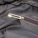 LOEWE Anagram Amazona 36 Handtasche Leder Goldfarben Auth bs33969-22
