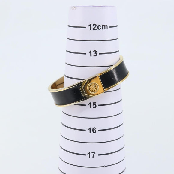 LOEWE Bangle Bracelet metal Black Auth bs33970