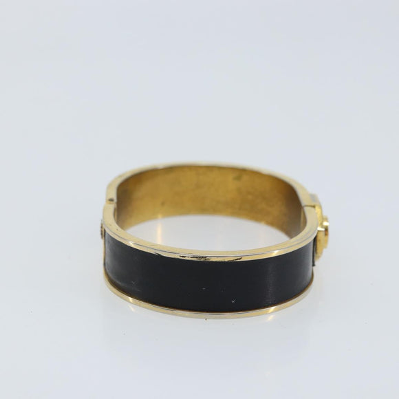 LOEWE Bangle Bracelet metal Black Auth bs33970
