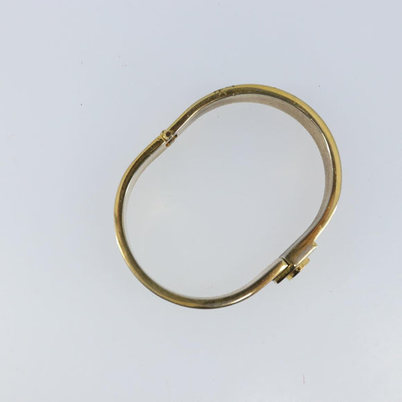 LOEWE Bangle Bracelet metal Black Auth bs33970