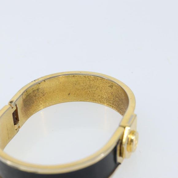 LOEWE Bangle Bracelet metal Black Auth bs33970