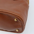 GUCCI Bambus Handtasche Leder Braun Gold 000 2058 0290 Auth bs33974-12