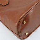 GUCCI Bambus Handtasche Leder Braun Gold 000 2058 0290 Auth bs33974-13
