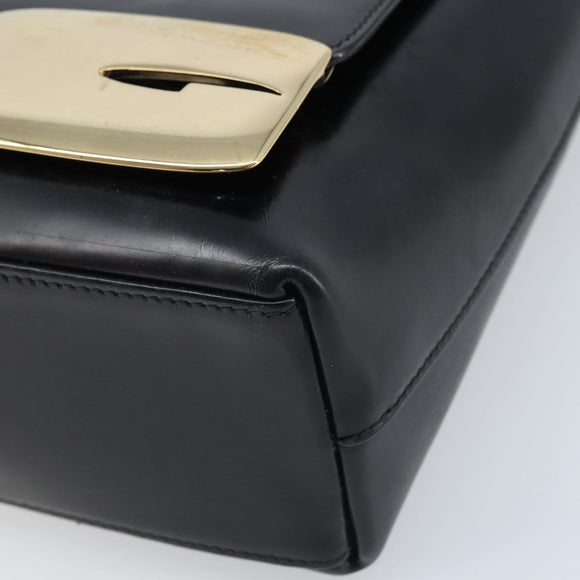 GUCCI Tote Bag Leather Black 002 2113 0483 Auth bs33978