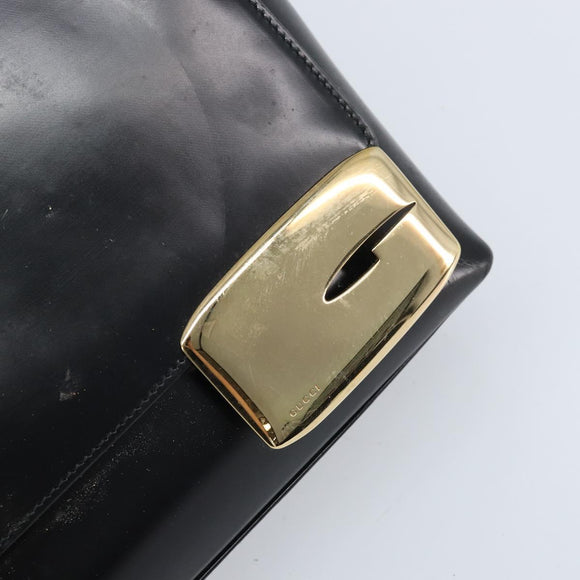 GUCCI Tote Bag Leather Black 002 2113 0483 Auth bs33978