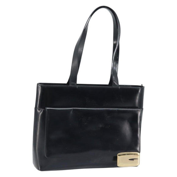 GUCCI Tote Bag Leather Black 002 2113 0483 Auth bs33978