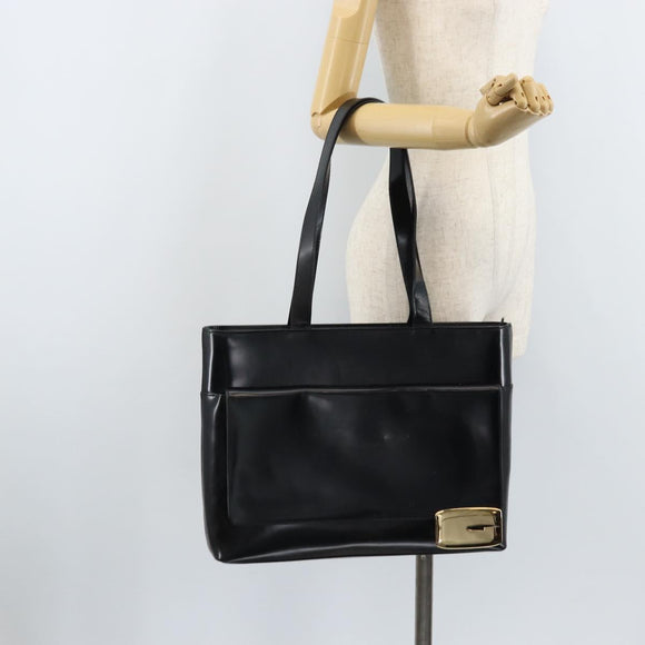 GUCCI Tote Bag Leather Black 002 2113 0483 Auth bs33978
