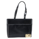 GUCCI Tote Bag Leather Black 002 2113 0483 Auth bs33978-13