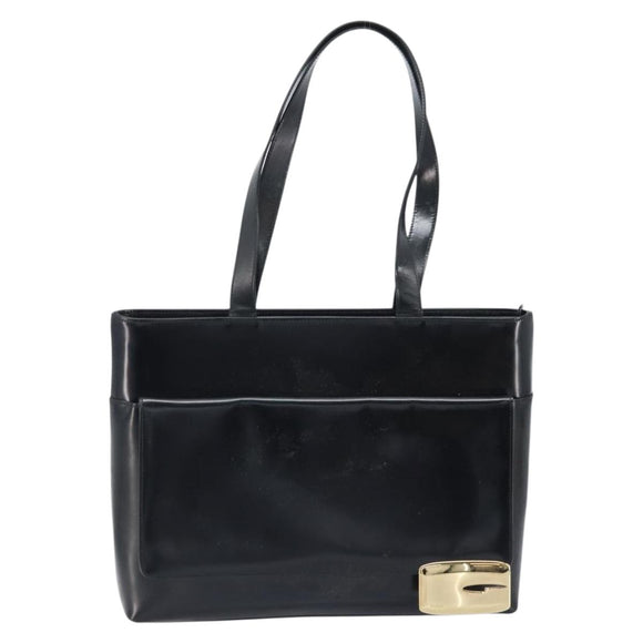 GUCCI Tote Bag Leather Black 002 2113 0483 Auth bs33978