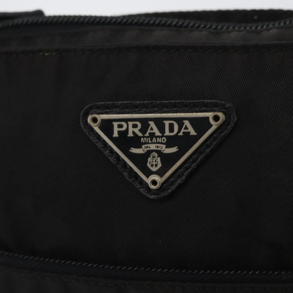 PRADA Shoulder Bag Nylon Black Auth bs33979