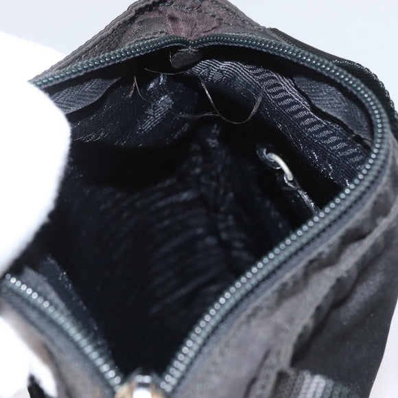PRADA Shoulder Bag Nylon Black Auth bs33979
