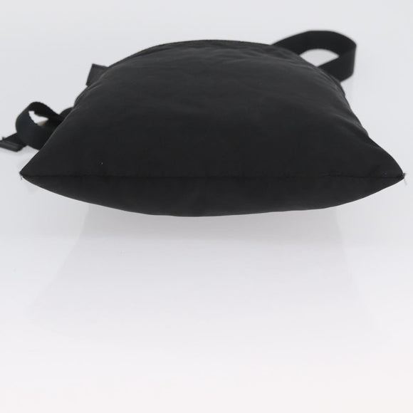 PRADA Shoulder Bag Nylon Black Auth bs33979