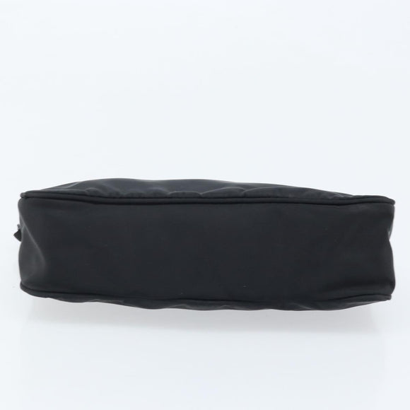 PRADA Accessoire-Etui Nylon Schwarz Silber Auth bs33980