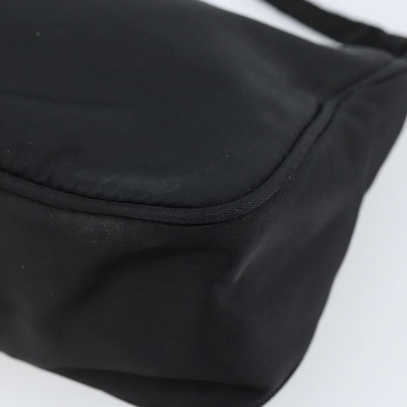 PRADA Accessoire-Etui Nylon Schwarz Silber Auth bs33980
