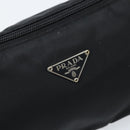 PRADA Accessoire-Etui Nylon Schwarz Silber Auth bs33980-16