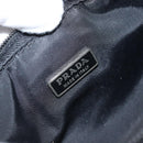 PRADA Accessoire-Etui Nylon Schwarz Silber Auth bs33980-17