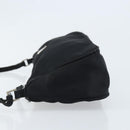 PRADA Accessoire-Etui Nylon Schwarz Silber Auth bs33980-5