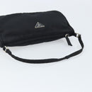 PRADA Accessoire-Etui Nylon Schwarz Silber Auth bs33980-7