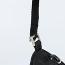 PRADA Accessoire-Etui Nylon Schwarz Silber Auth bs33980-9