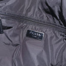 PRADA Hand Bag Nylon Black White Auth bs33981-15