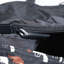PRADA Hand Bag Nylon Black White Auth bs33981-19