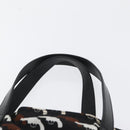 PRADA Hand Bag Nylon Black White Auth bs33981-8