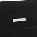 Salvatore Ferragamo Hand Bag Canvas Black Silver Auth bs33983-17